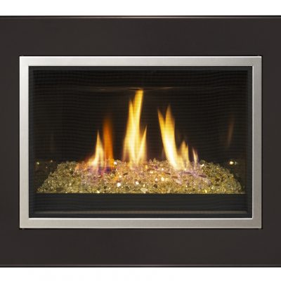 Small outdoor fireplace effects