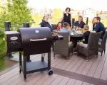 Thumnbail of Louisiana pellet grill on decking